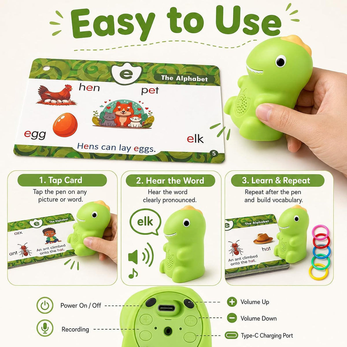 Talking Dino — First Words Buddy